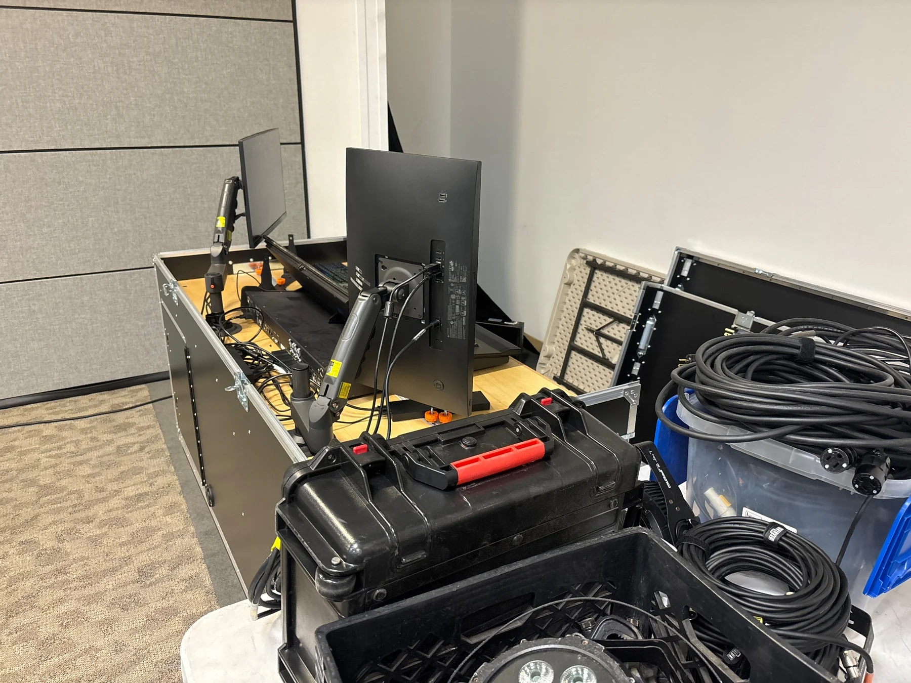 Pacific Highway Entertainment production equipment and control workspace